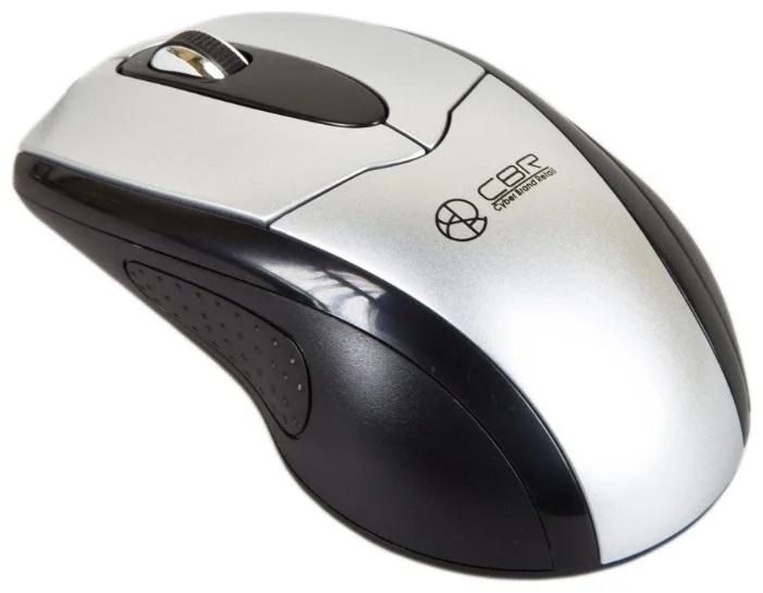 Фото Мышь CBR CM 101 USB Silver 1.28m 1200dpi