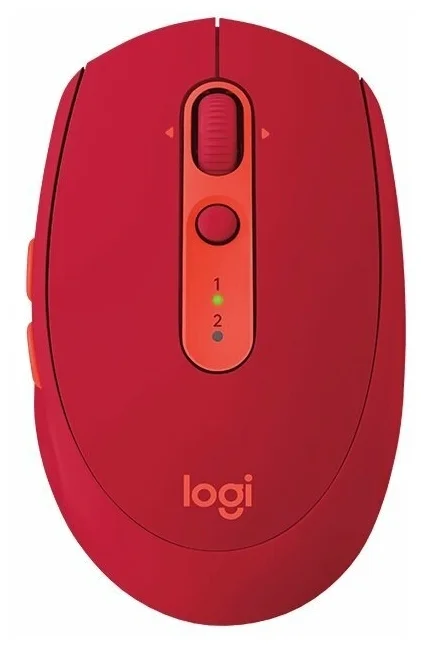 LOGITECH Wireless Mouse M590 Multi-Device Silent - RUBY - BT - EMEA - CLAMSHELL