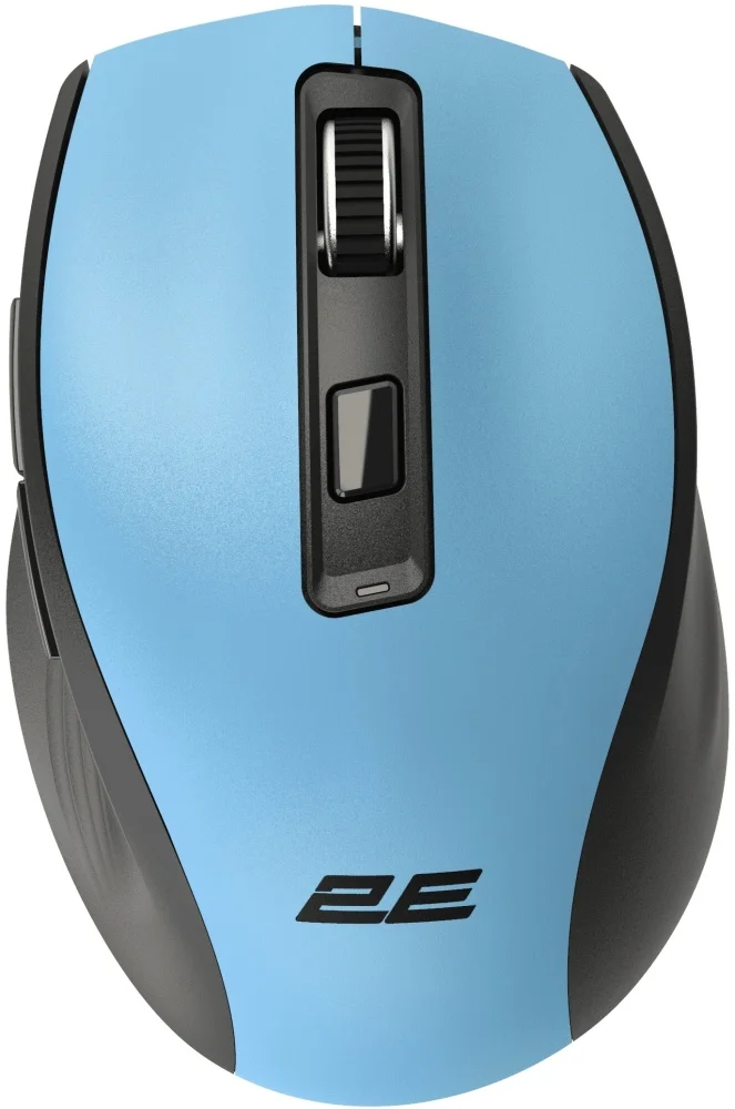 Фотография Мышь 2E MF250 Silent WL Blue (2E-MF250WBL)