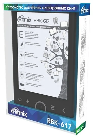 Фотография Электронная книга RITMIX RBK-617 Black