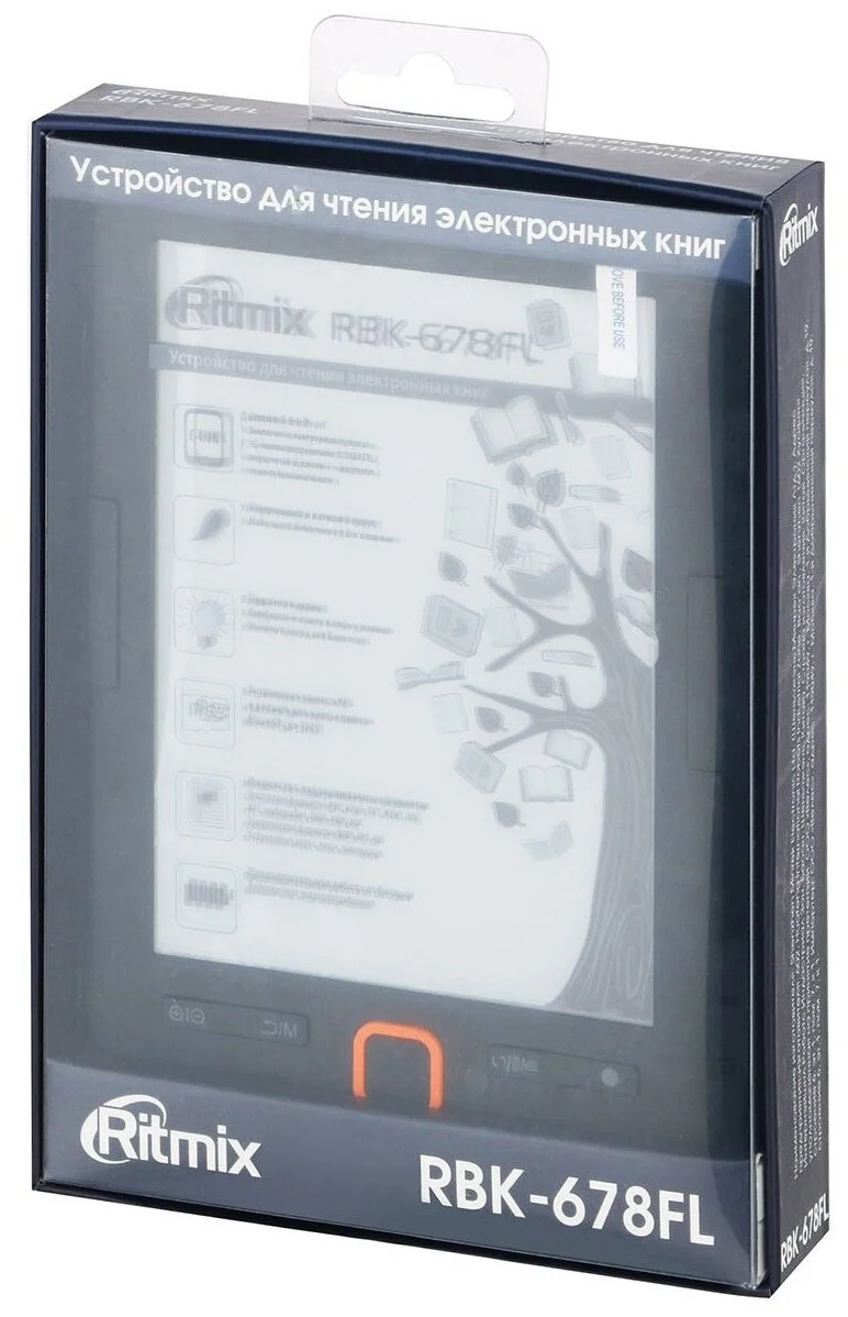 Картинка Электронная книга RITMIX RBK-678FL