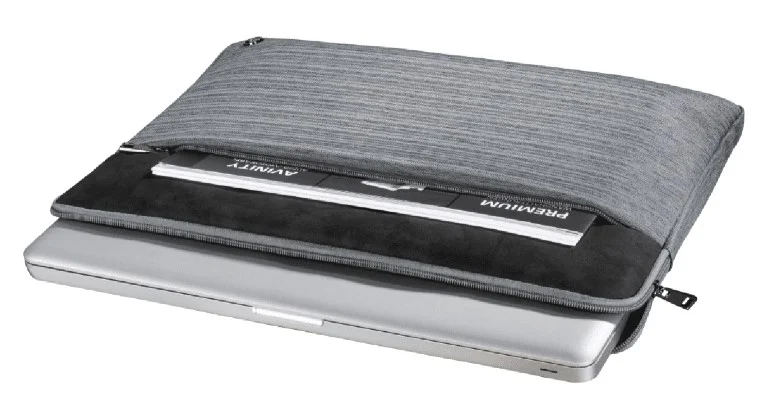 Фотография Чехол для ноутбука HAMA Tayrona 00216553 up to 13.3" light grey
