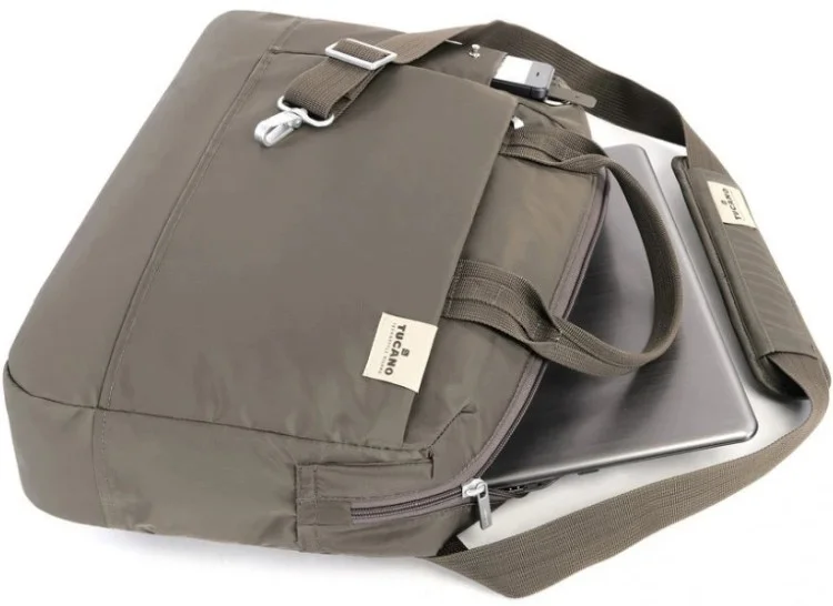 Фотография Сумка для ноутбука TUCANO BAGIO15-G, для Macbook 15" серая