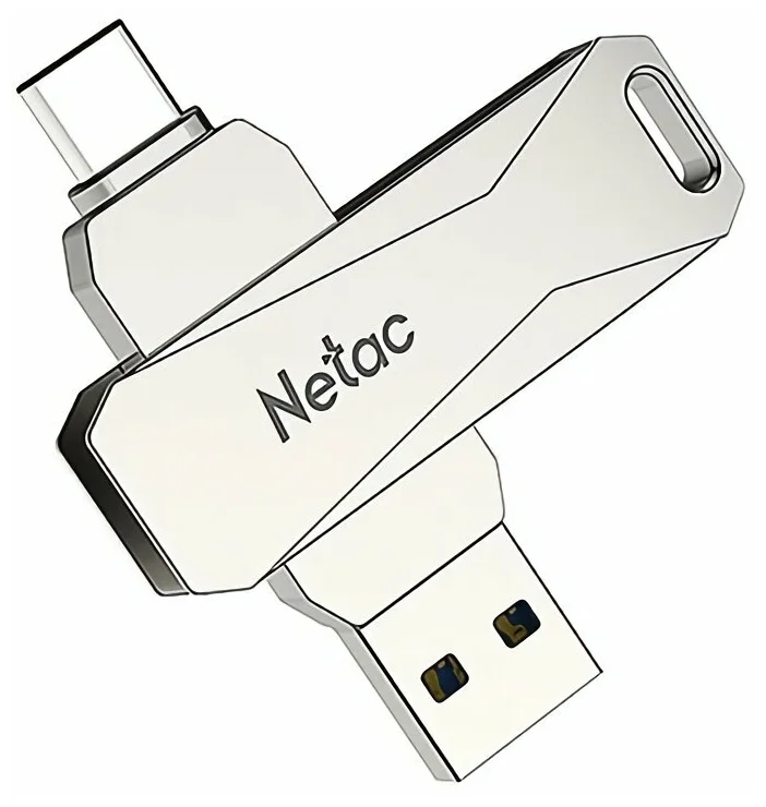 USB накопитель NETAC U782C/128Gb Type-C металл