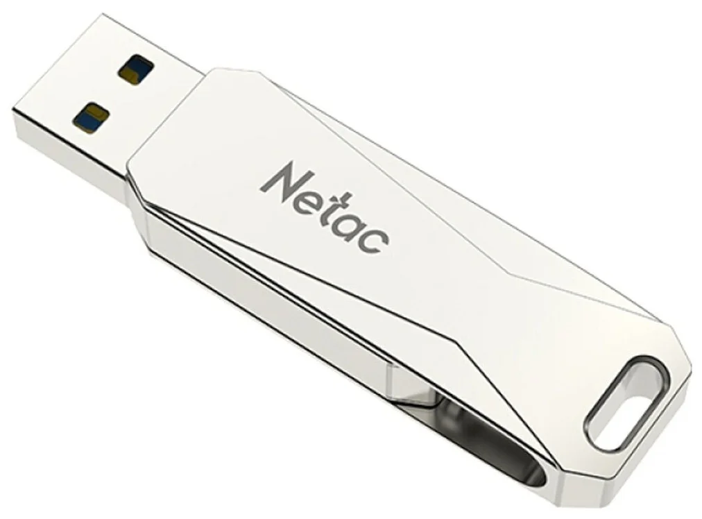 Купить USB накопитель NETAC U782C/128Gb Type-C металл