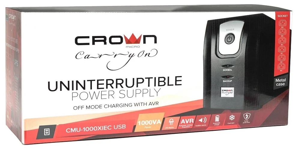 Фотография ИБП CROWN CMU-1000X