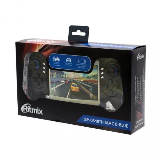 Картинка Геймган RITMIX GP-051BTH Black-blue