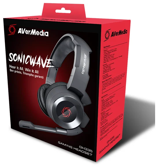 Цена Наушники AverMedia SonicWave GH335 Black
