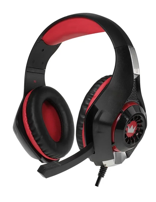 Гарнитура CROWN CMGH-3100 Black-red