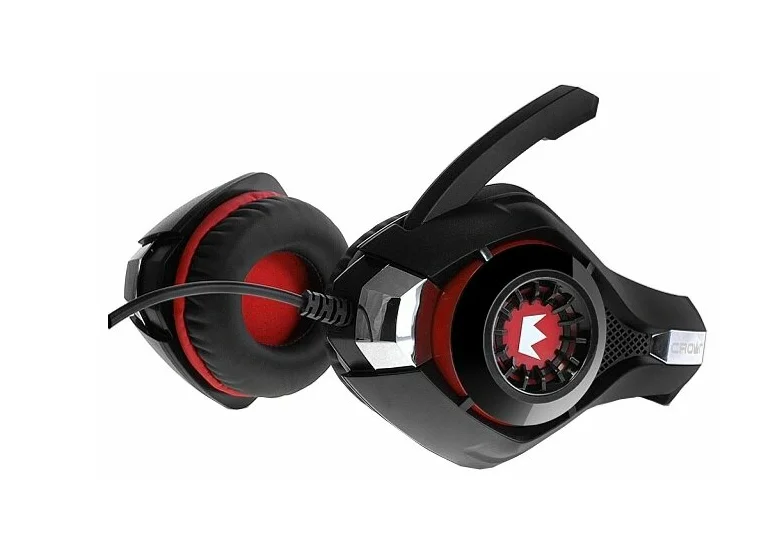Фотография Гарнитура CROWN CMGH-3100 Black-red