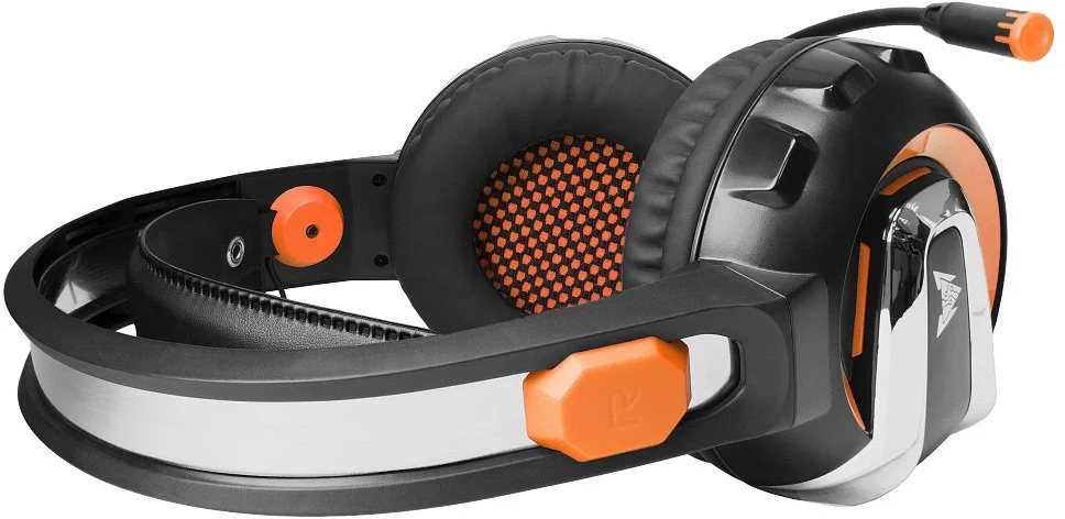 Картинка Гарнитура CROWN CMGH-3103 Black-orange
