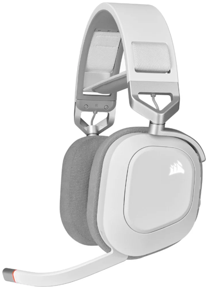 Гарнитура CORSAIR HS80 RGB Wireless (CA-9011236-EU) White