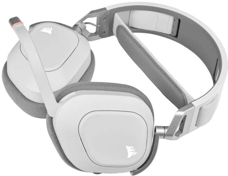 Картинка Гарнитура CORSAIR HS80 RGB Wireless (CA-9011236-EU) White