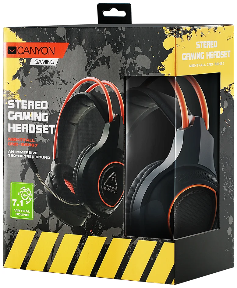 Цена Наушники CANYON CND-SGHS7 Black