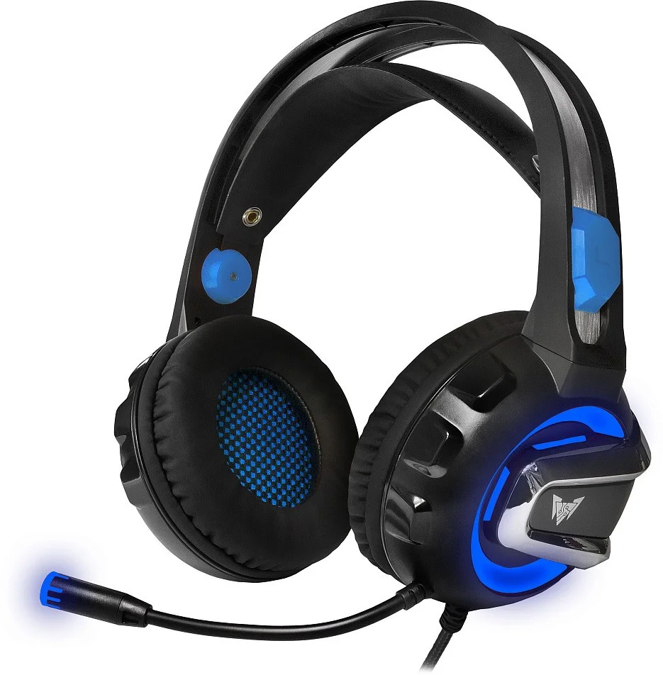 Гарнитура CROWN CMGH-3001 Black-blue