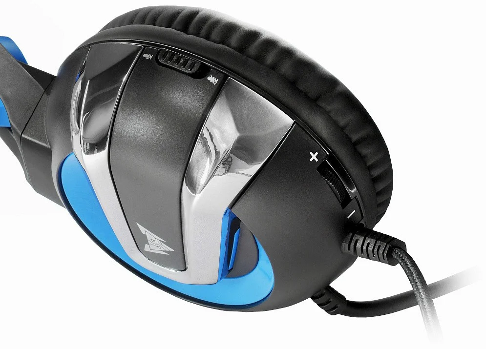 Фотография Гарнитура CROWN CMGH-3001 Black-blue