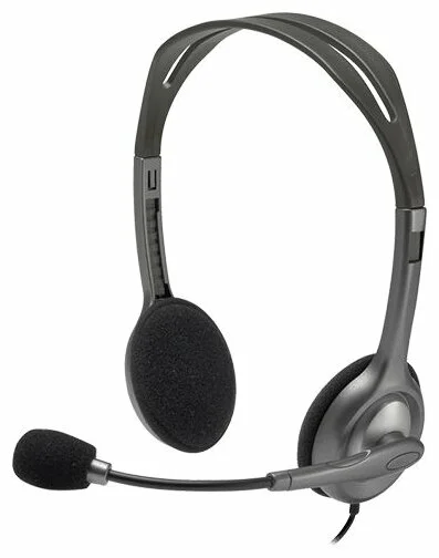 Наушники-гарнитура LOGITECH H111 Grey (981-000593)