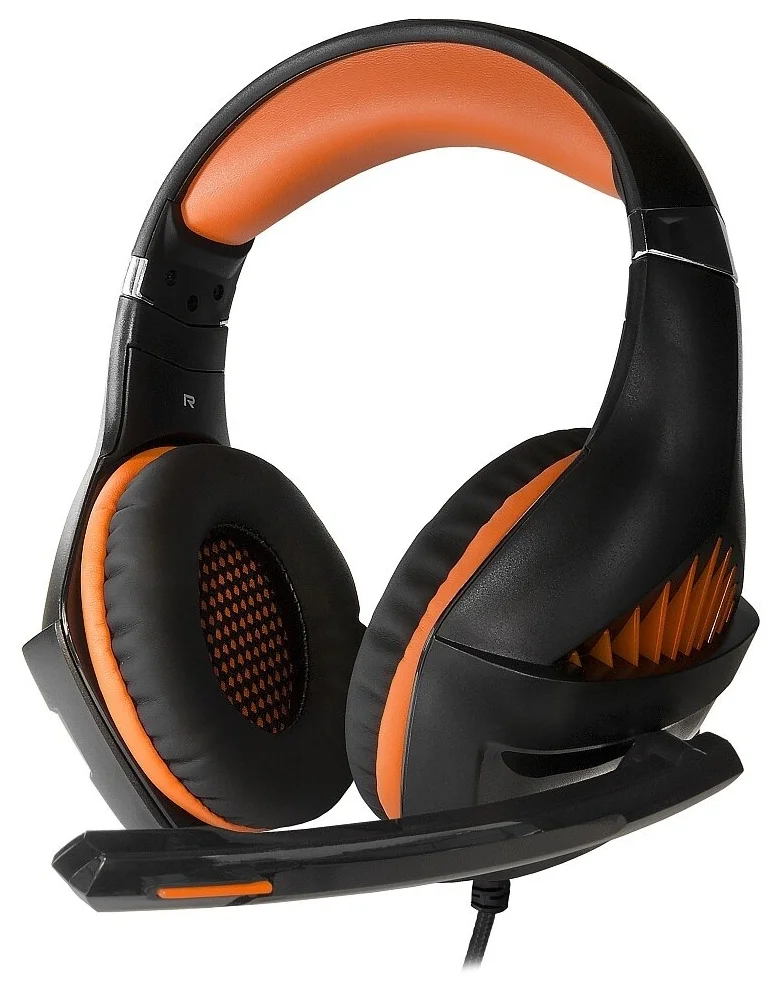 Гарнитура CROWN CMGH-2003 Black&orange