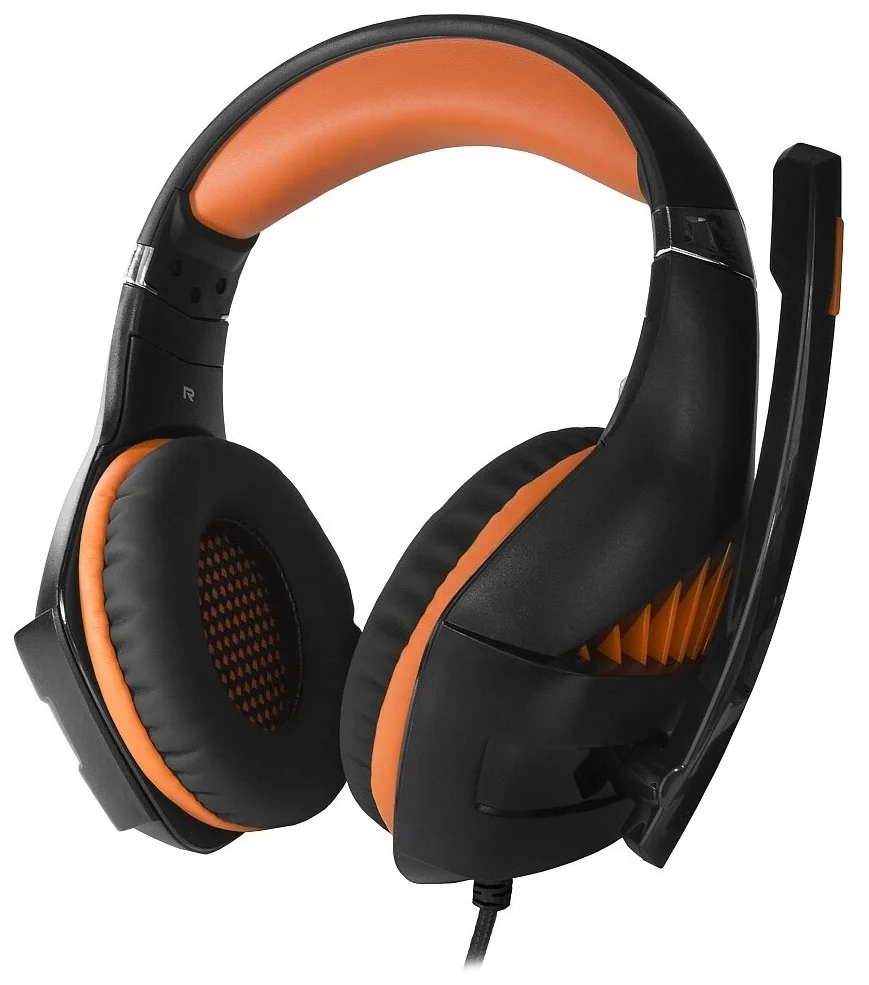 Фото Гарнитура CROWN CMGH-2003 Black&orange