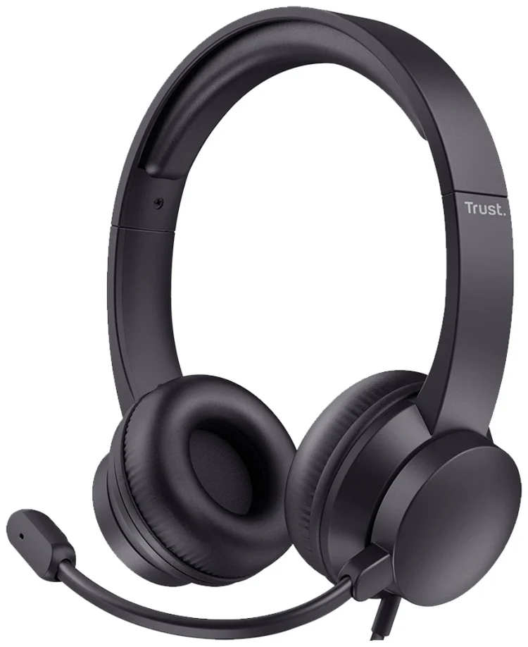 Наушники TRUST Ayda USB Black