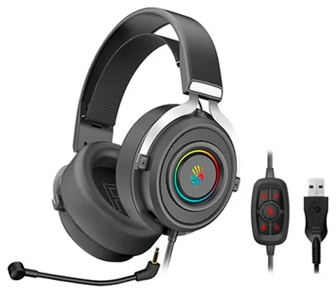 Картинка Наушники A4Tech Bloody G535-Black+Silver