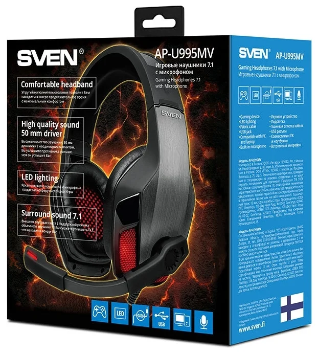 Фотография Наушники SVEN AP-U995MV