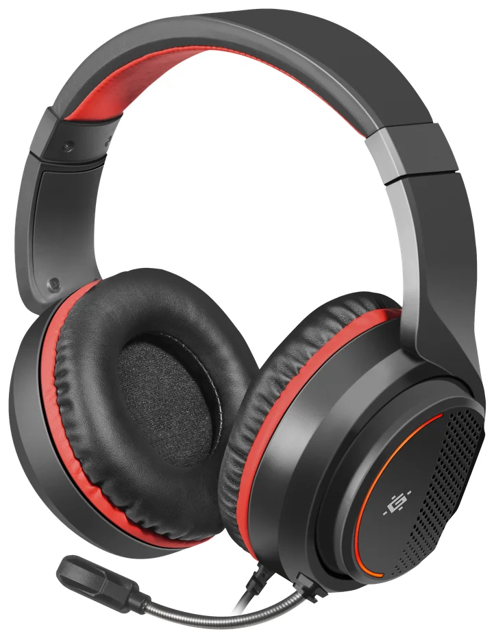 Наушники DEFENDER Apex Black-Red