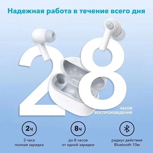 Фотография Наушники SOUNDCORE TWS Note i A3991 WT (SDC-A3991G21-WT)