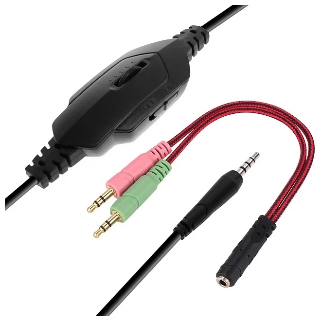 Цена Гарнитура CROWN CMGH-101T Black&red