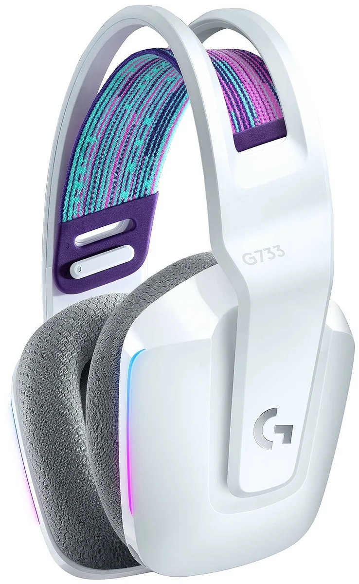 Фотография Гарнитура LOGITECH G733 LIGHTSPEED White (981-000883)