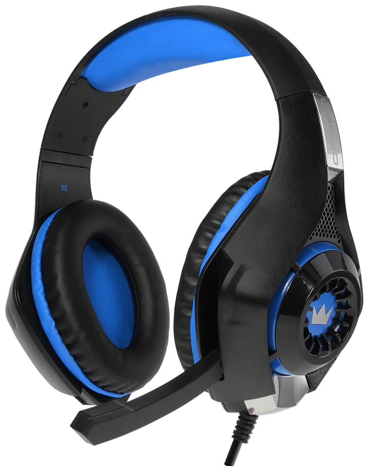 Гарнитура CROWN CMGH-101T Black&blue