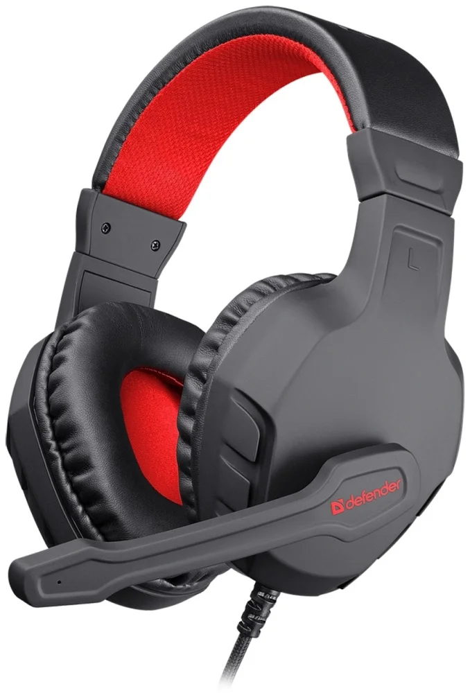 Наушники DEFENDER Cujo Black-Red (64505)