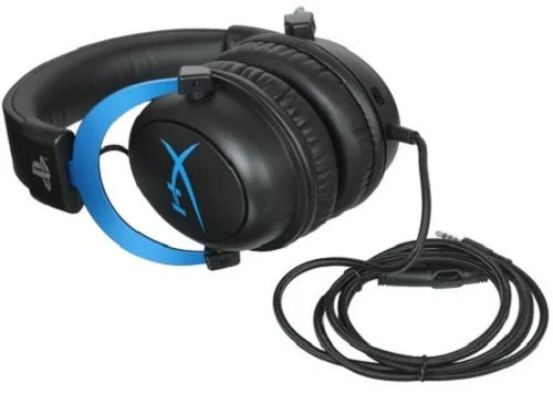 Фотография Наушники HyperX HHSC2-FA-BL/E (4P5H9AM#ABB) Cloud Blue PS5