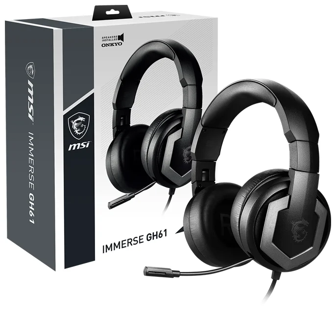 Цена Гарнитура MSI Immerse GH61 Gaming Black