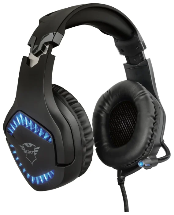 Наушники TRUST GXT460 Varzz Illuminated Black