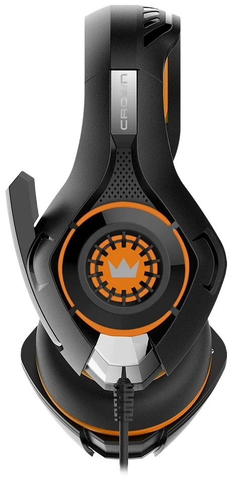 Фотография Гарнитура CROWN CMGH-101T Black&orange
