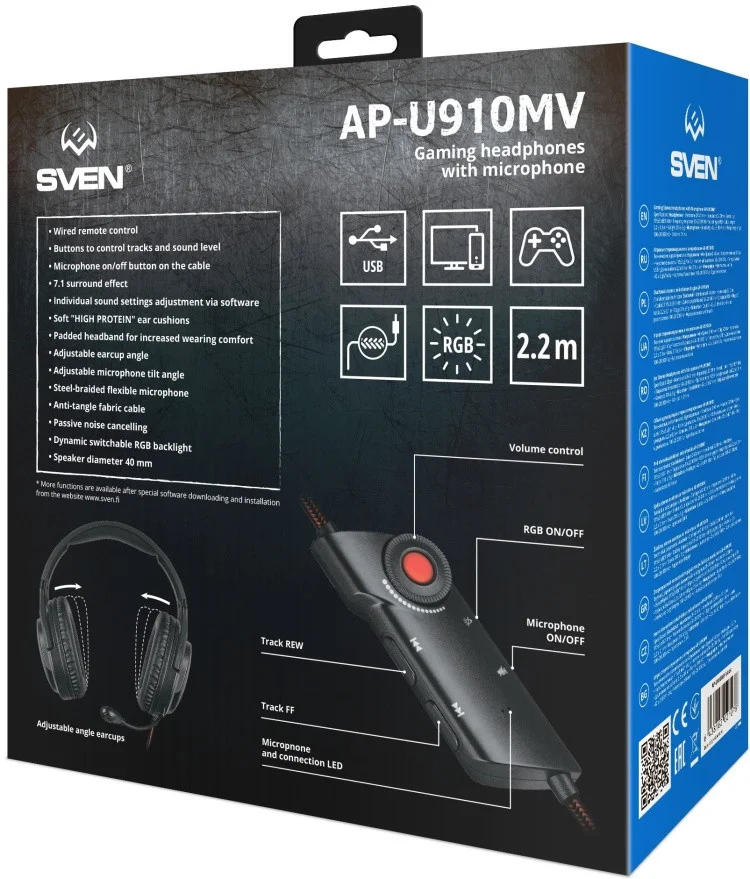 Купить Наушники SVEN AP-U910MV