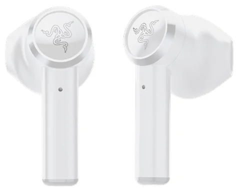 Картинка Гарнитура RAZER Hammerhead True Wireless Mercury (RZ12-02970500-R3M1)