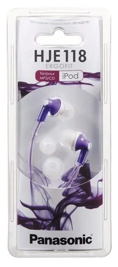 Картинка Наушники PANASONIC RP-HJE118GUV