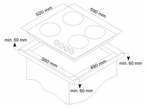 Картинка Варочная поверхность SIMFER H60I19B021