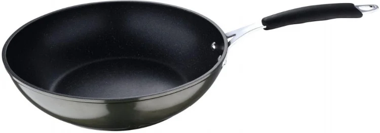 Фото Сковорода BERGNER WOK Midnight BG BG-30129-GR 28x8 см