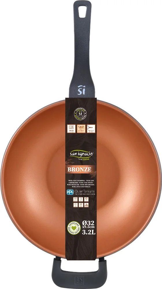 Фото Сковорода BERGNER WOK Bronze SG SG-6615 32х9,5см