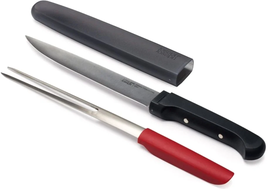 Фото Набор приборов (нож и вилка для мяса) JOSEPH JOSEPH Duo Carve (10070)