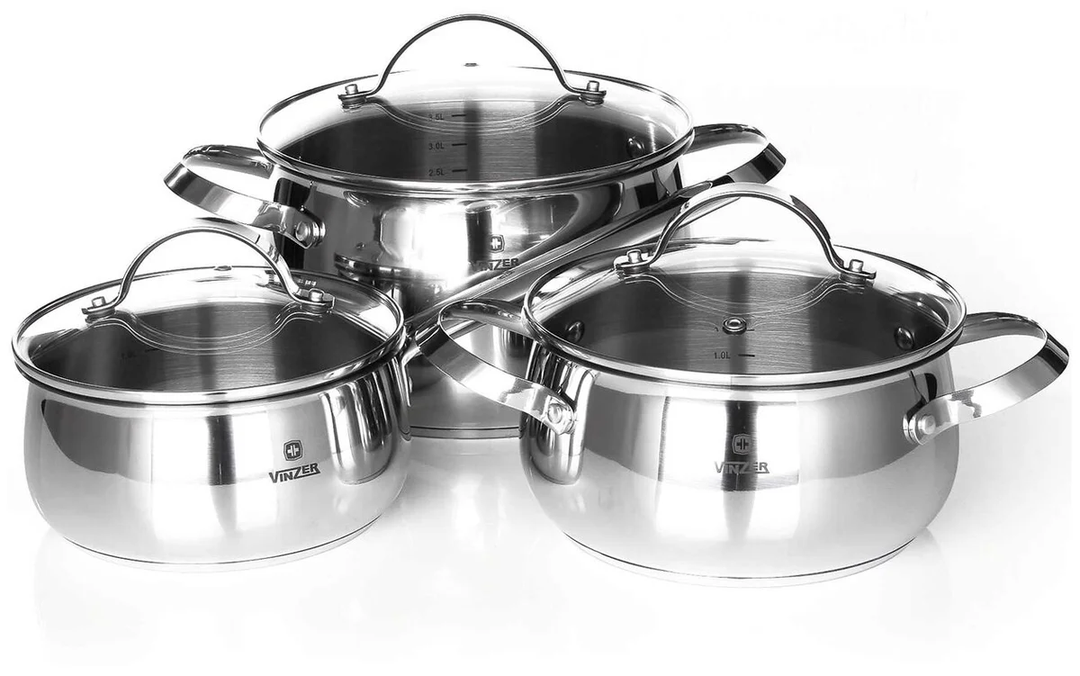 Набор посуды VINZER Culinaire 89030 (6 пр.)