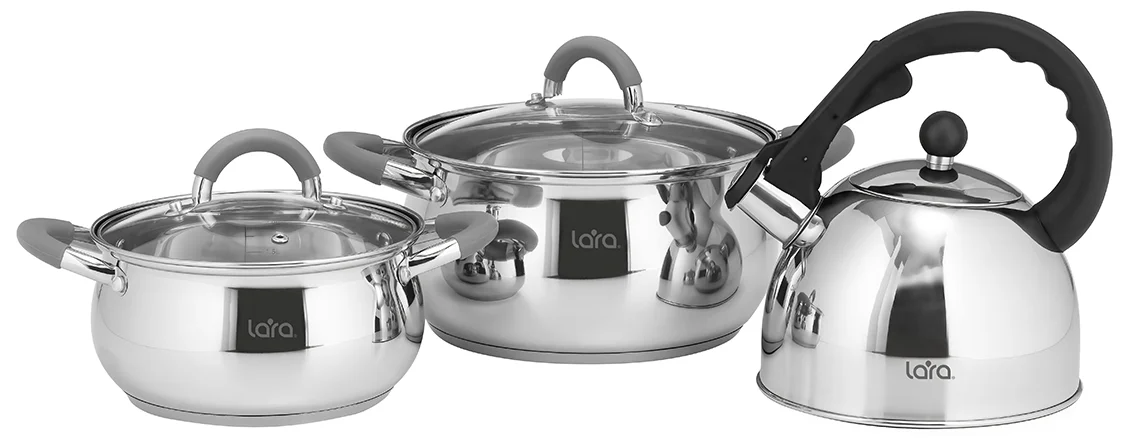 Набор посуды LARA LR02-103 Bell 3 пр