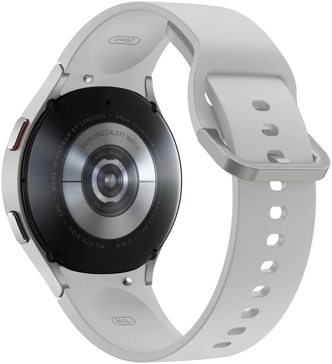 Картинка Смарт-часы SAMSUNG Galaxy Watch4 (44mm) SM-R870NZSACIS silver