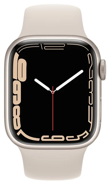 Фото Смарт-часы Apple Watch Series 7 GPS 45mm white MKNP3
