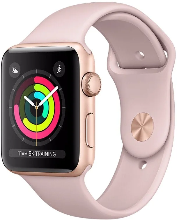 Смарт-часы APPLE Watch Series 3 42mm Gold Aluminium (MQL22)