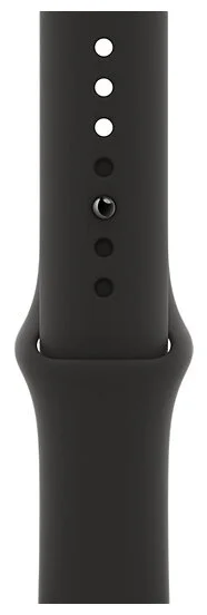Фотография Смарт-часы APPLE Watch Series 6 44mm Space Gray Aluminium Case/Black Sport Band A2292 (M00H3GK/A)