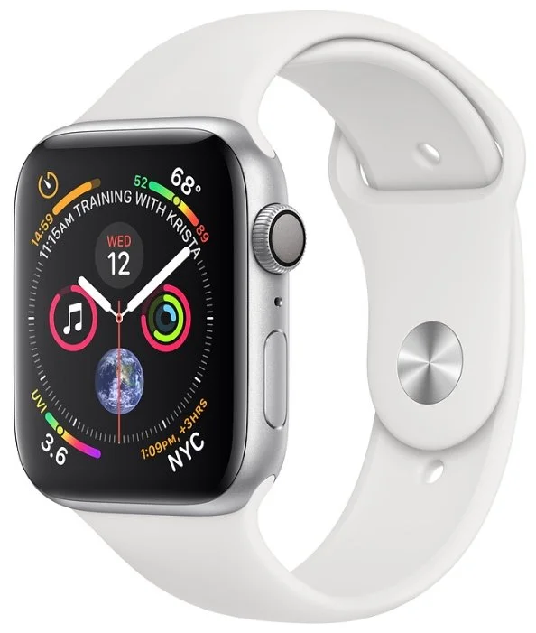 APPLE Watch Series 4 GPS 40mm Gold Aluminium Case with pink Sand Sport Band MU682 1.kz